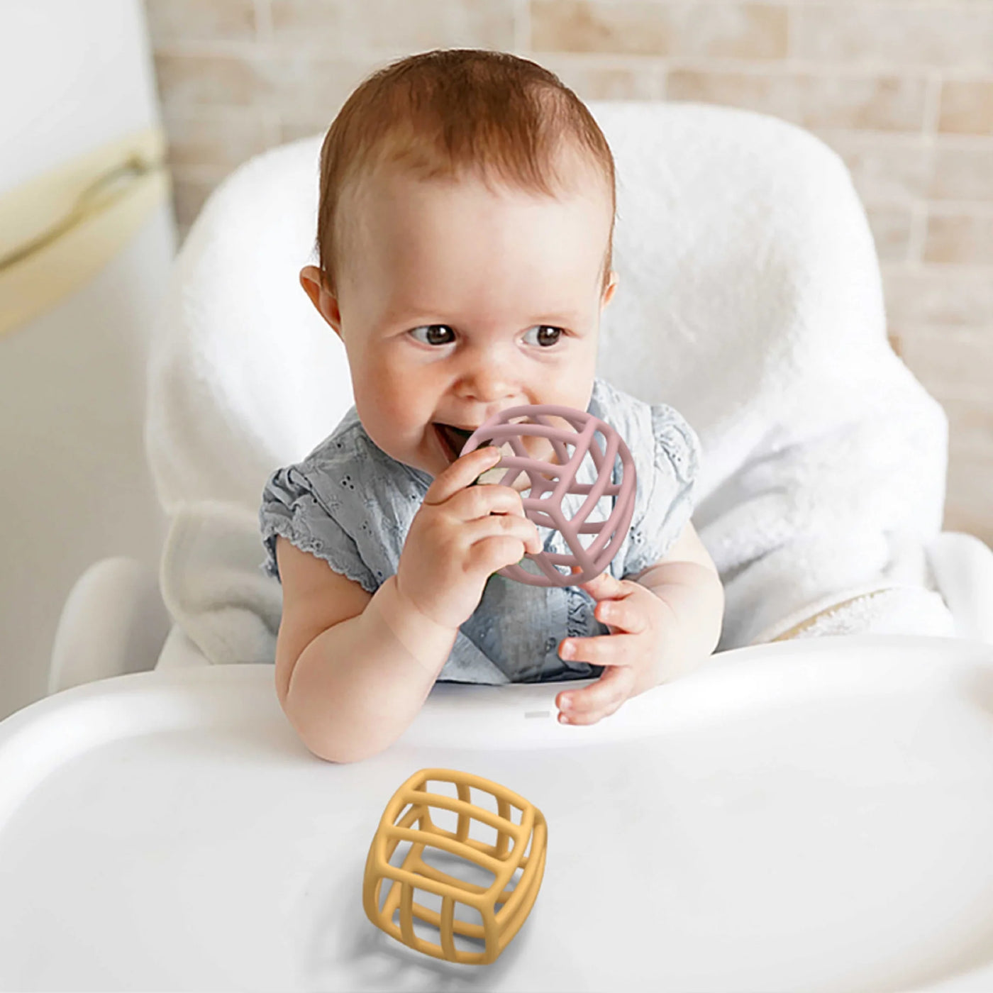 Playette Silicone Trendy Teething Ball