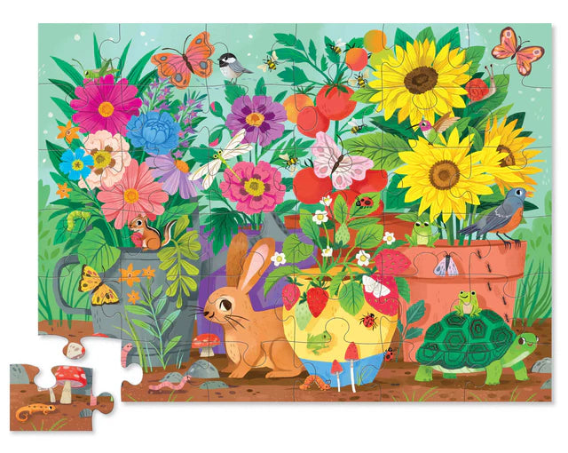 Tiger Tribe Classic Floor Puzzle 36 Piece - Garden Friends