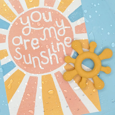 Playground Silicone Splash Teether - Sunshine