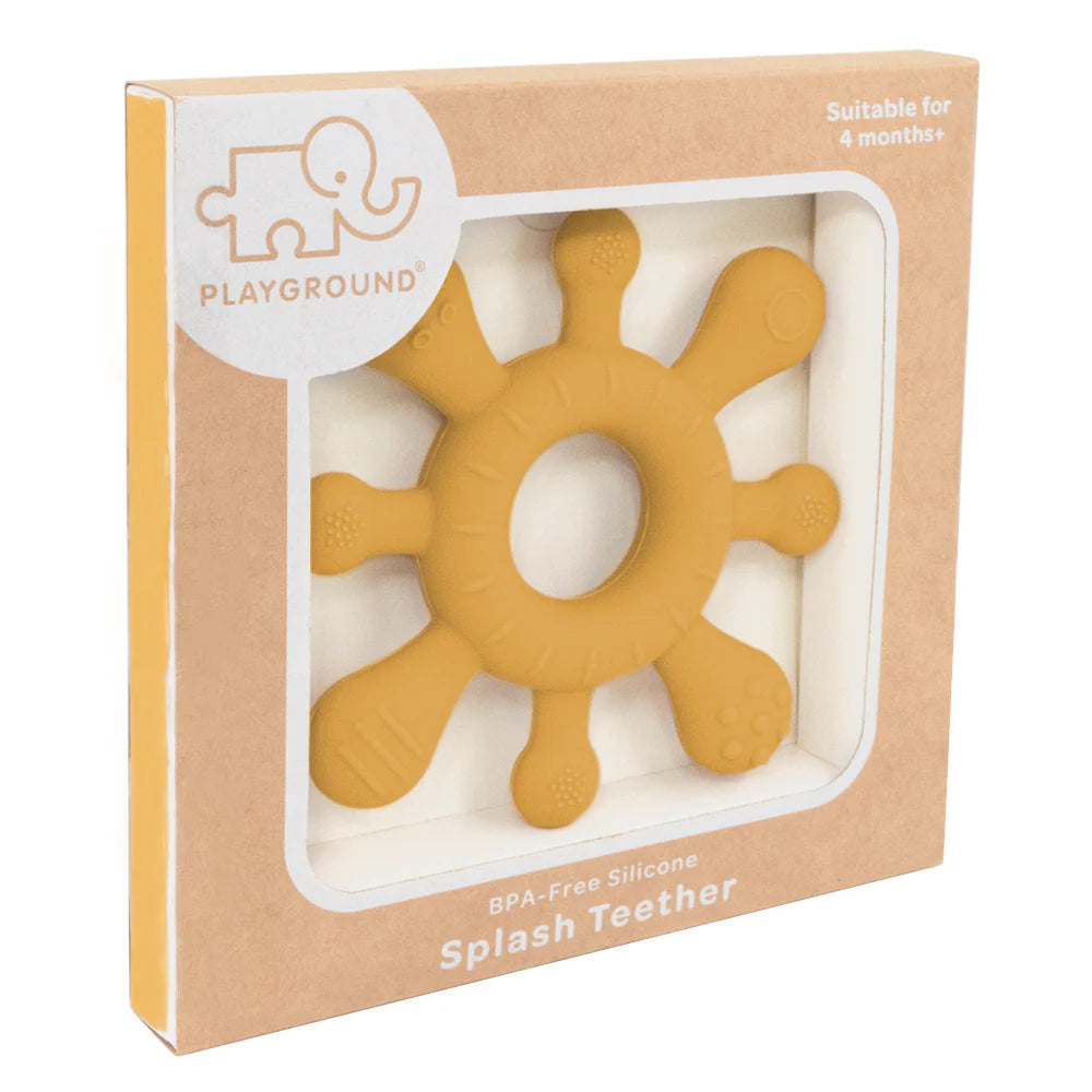 Playground Silicone Splash Teether - Sunshine