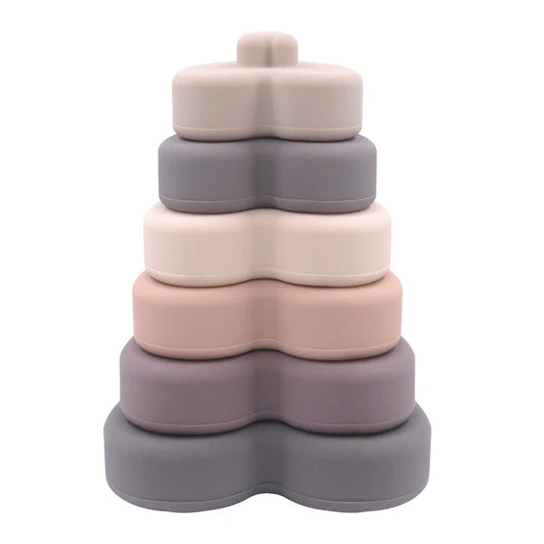 Playground Silicone Stacking Tower - Heart