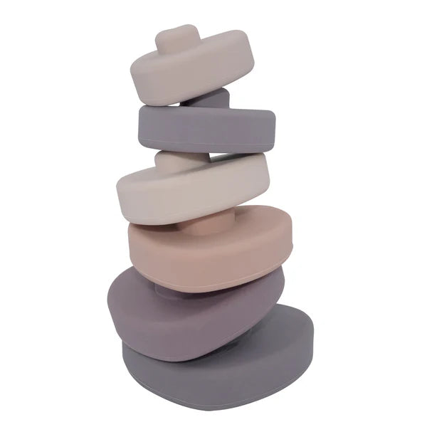 Playground Silicone Stacking Tower - Heart