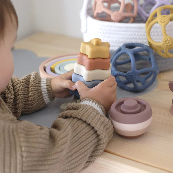 Playground Silicone Stacking Tower - Star