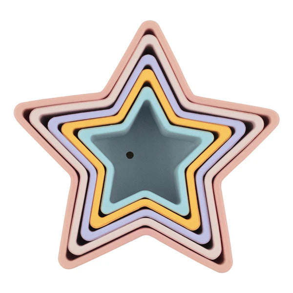 Playground Silicone Nesting Stars - Multi