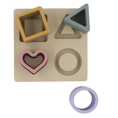 Playground Silicone Shape Puzzle - Rose