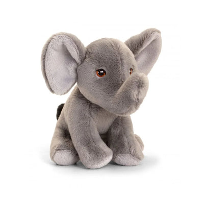 Keeleco 12cm Wild Animals Soft Plush Toy 3y+ - Elephant