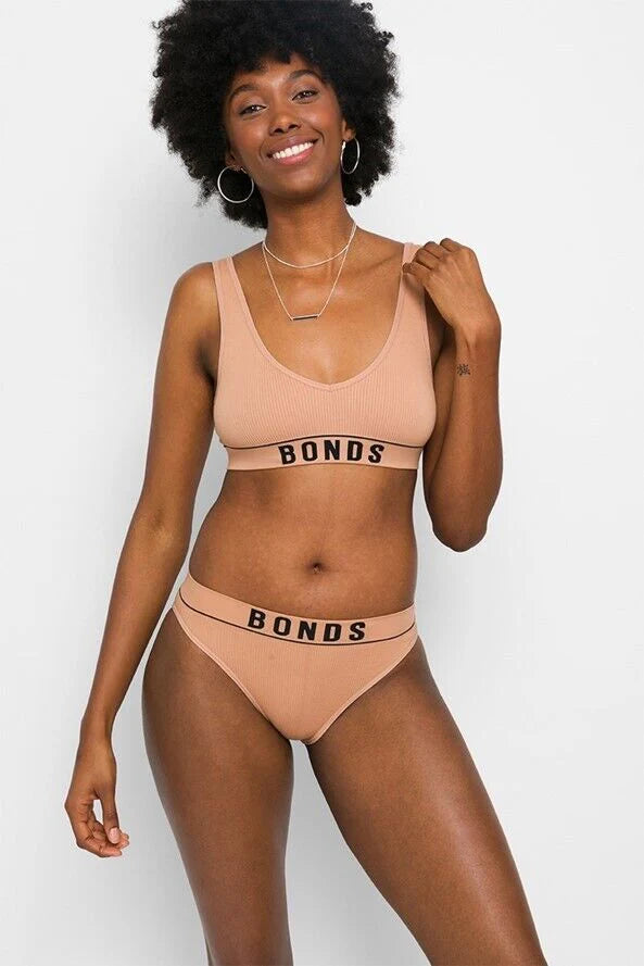 Bonds Women's Retro Rib™ Seamless Hi Bikini - Blushed