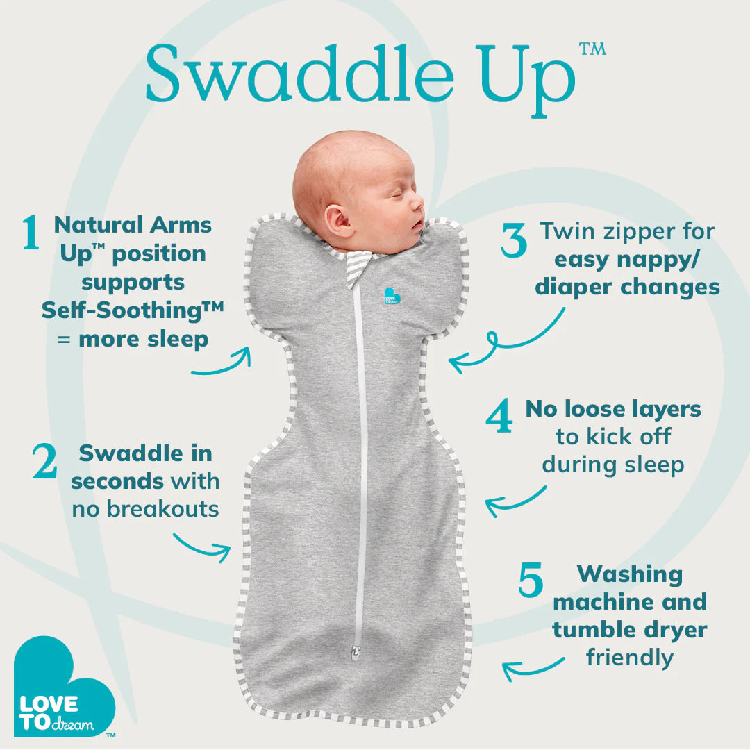 Love To Dream Swaddle Up Warm 2.5 TOG - Dusty Pink Silly Goose