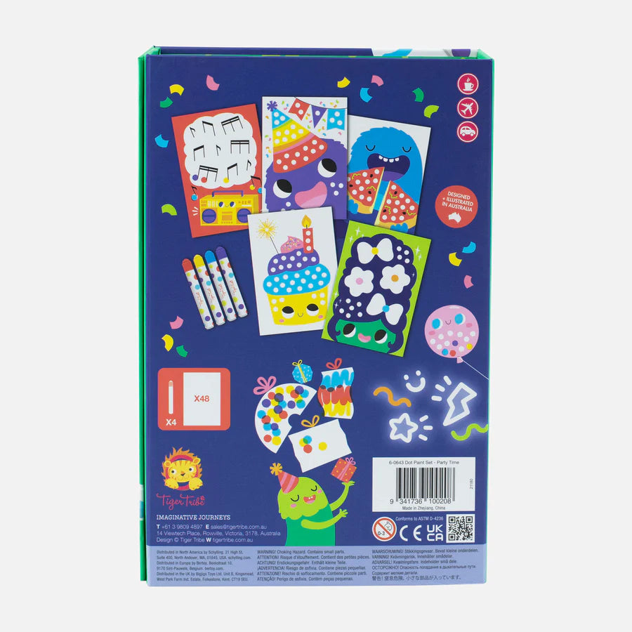 Tiger Tribe Dot Paint Set - Party Time