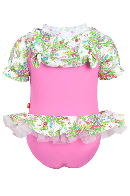 Sea Circus Springtime Baby Hooded One Piece