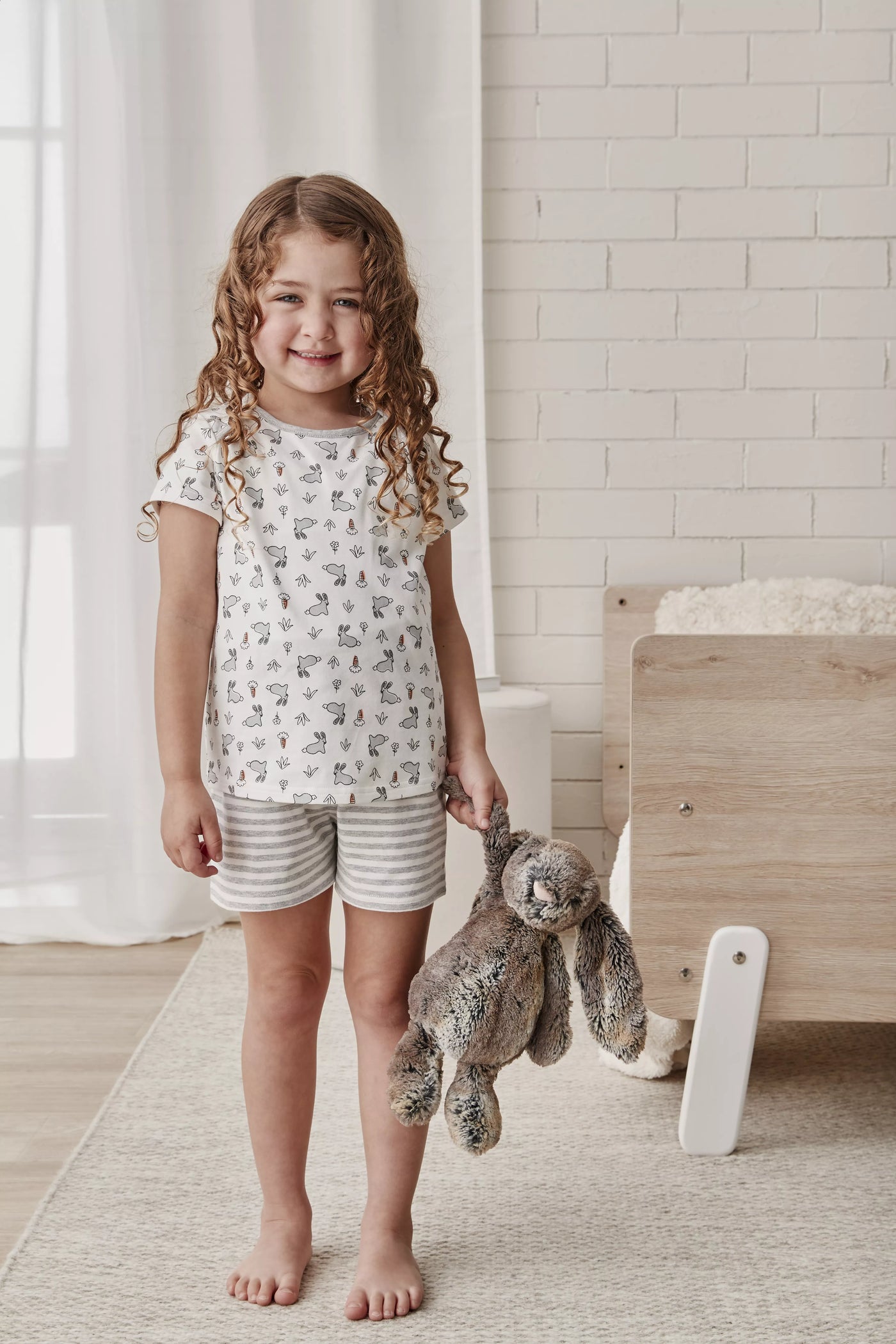 Love To Dream Kids Pyjama Set Short Sleeve - Bunny