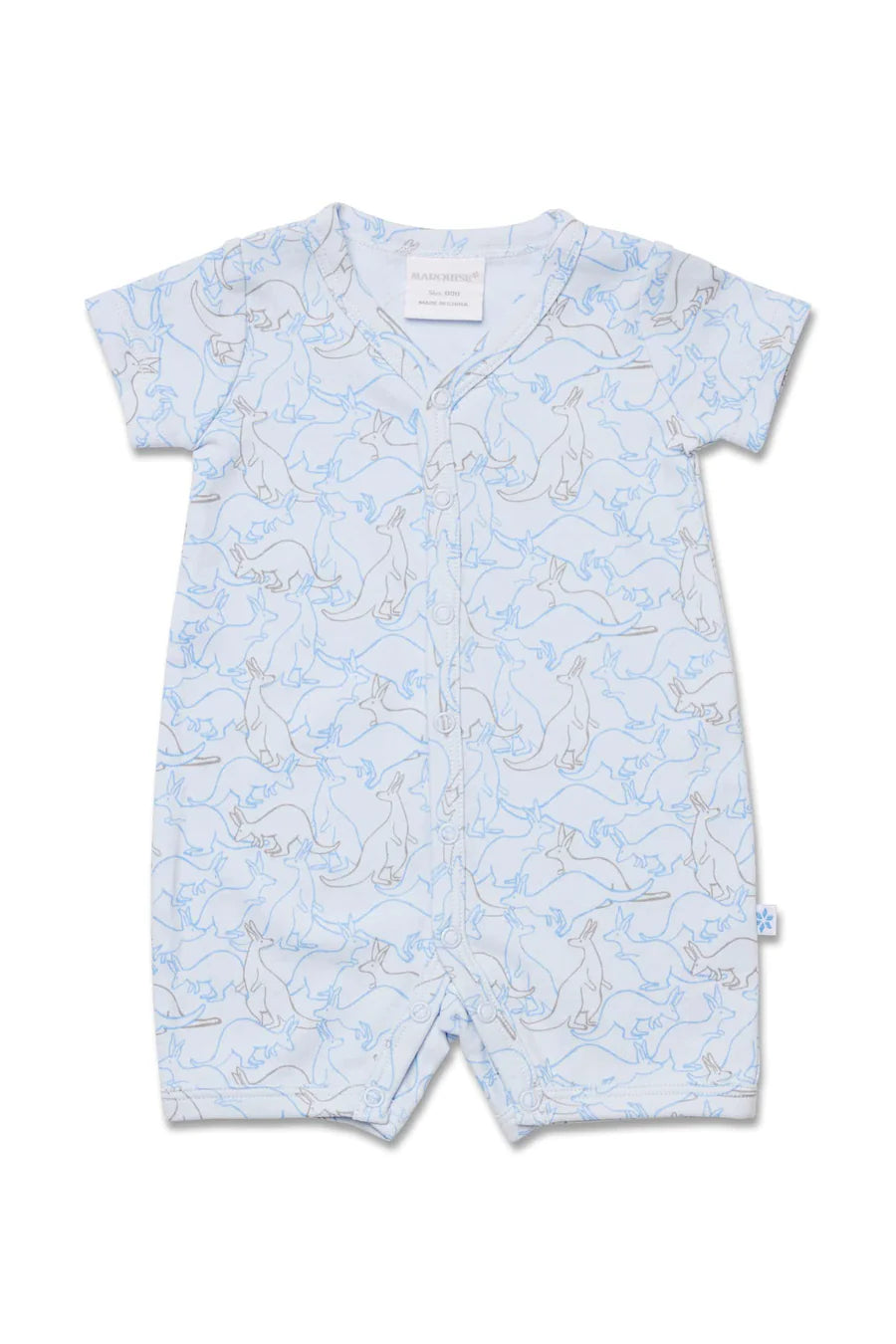 Marquise Kangaroo Romper And Whale Bodysuit 2 Pack - Blue