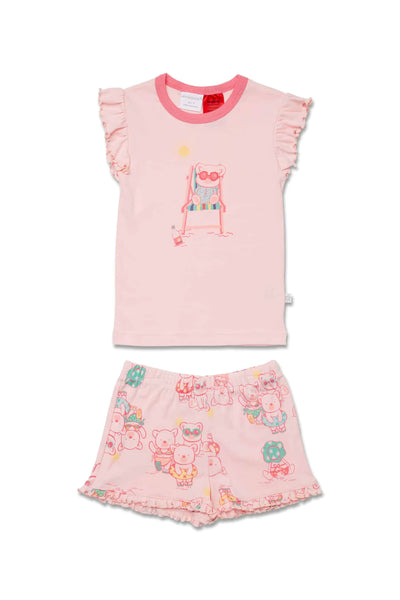 Marquise Beach Bear Pyjamas - Print