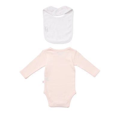 Marquise Bunny Bodysuit & Bow Bib 2 Piece Set