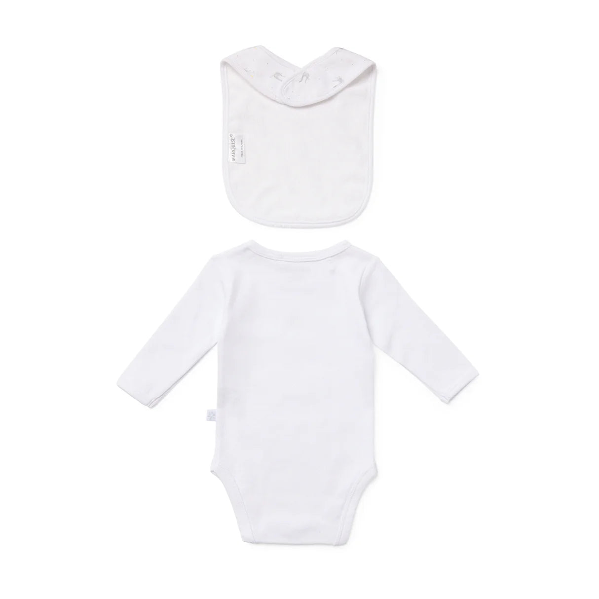 Marquise Duck and Bee Bodysuit and Bib 2 Piece Set