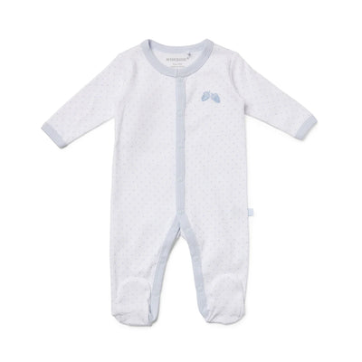 Marquise Acorn Studsuit and Bodyspencer 2 Piece Set - Small Blue Spot Yardage/Soft blue