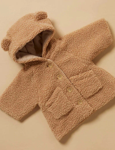 Purebaby Bear Coat - Toffee