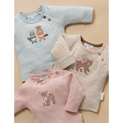 Purebaby Little Fawn Tee - Peach