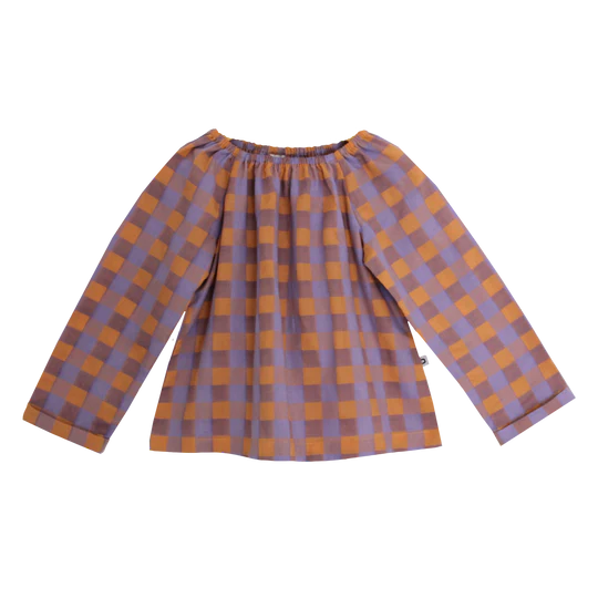 Duke & Duchesses Quinn Long Sleeved Top - Orange And Purple