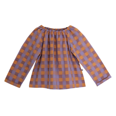 Duke & Duchesses Quinn Long Sleeved Top - Orange And Purple