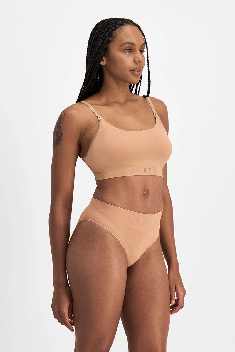 Bonds Womens Bases Seamless String Bikini - Blush Latte