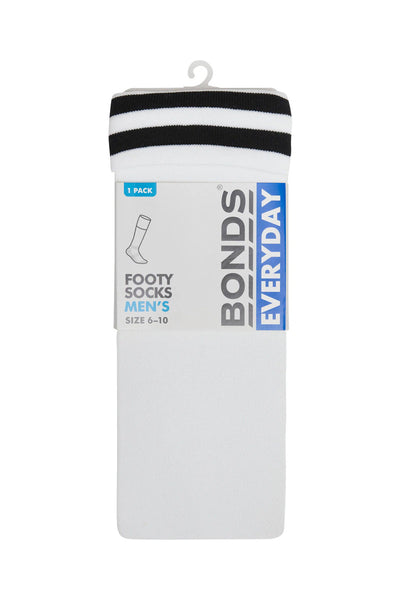 Bonds Mens Footy Sock - White