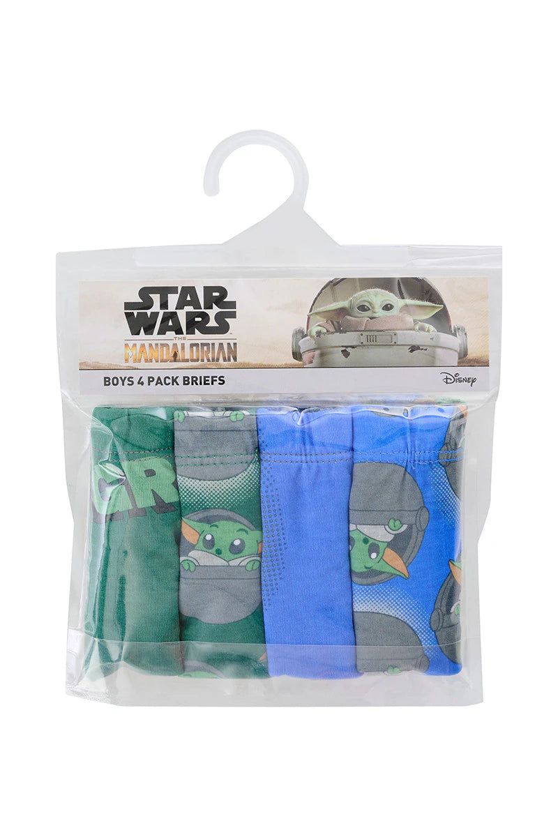 Rio Star Wars Boys The Mandalorian The Child Brief 4 Pack