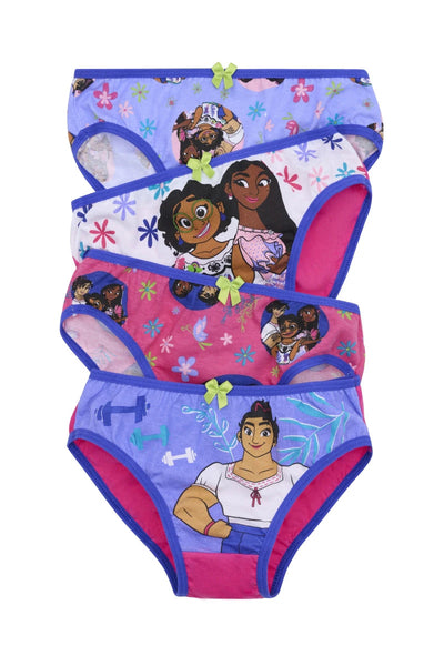 Rio Disney Encanto Girls 4 Pack Brief - Pink & Purple