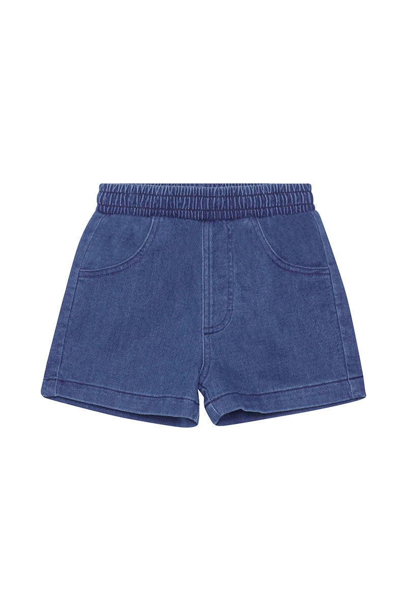 Bonds Kids Denim Short - Basic Mid Blue Chambray