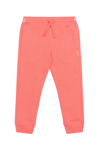 Bonds Logo Fleece Trackie - Salmon Dance