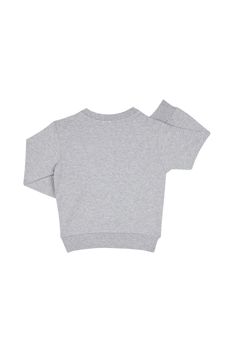 Bonds Kids Move Fleece Pullover - New Grey Marle