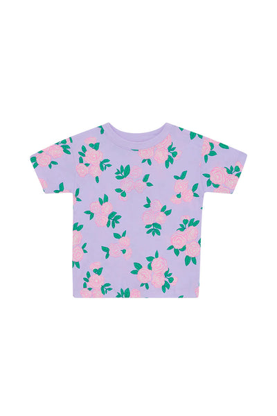 Bonds Kids Short Sleeve Crew Tee - Blossom Breeze Lilac