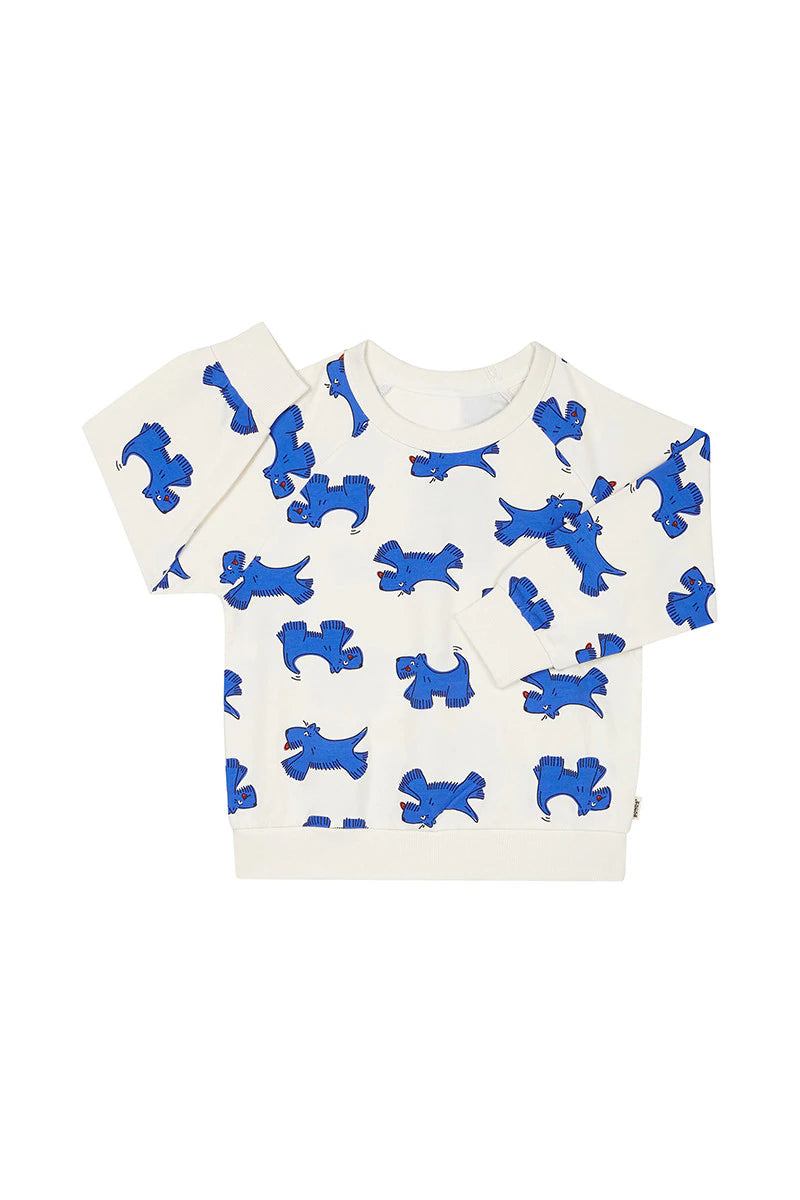 Bonds Kids Soft Threads Pullover - Bob The Dog Blue