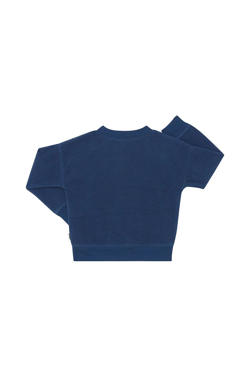 Bonds Kids Teddy Fleece Pullover - Bastille Blue