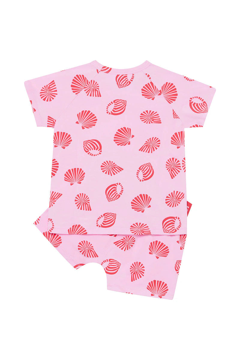 Bonds Kids Tee Sleep Set - Sandy Seashells Pink