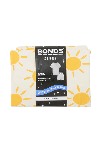 Bonds Kids Tee Sleep Set - Sun-Burst White