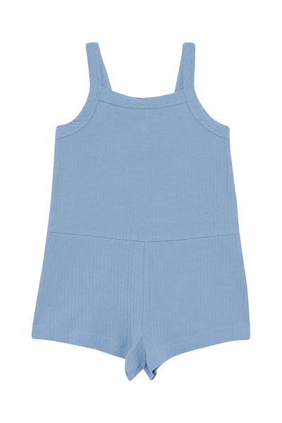 Bonds Kids Wide Rib Rompers - Blueberry Cream