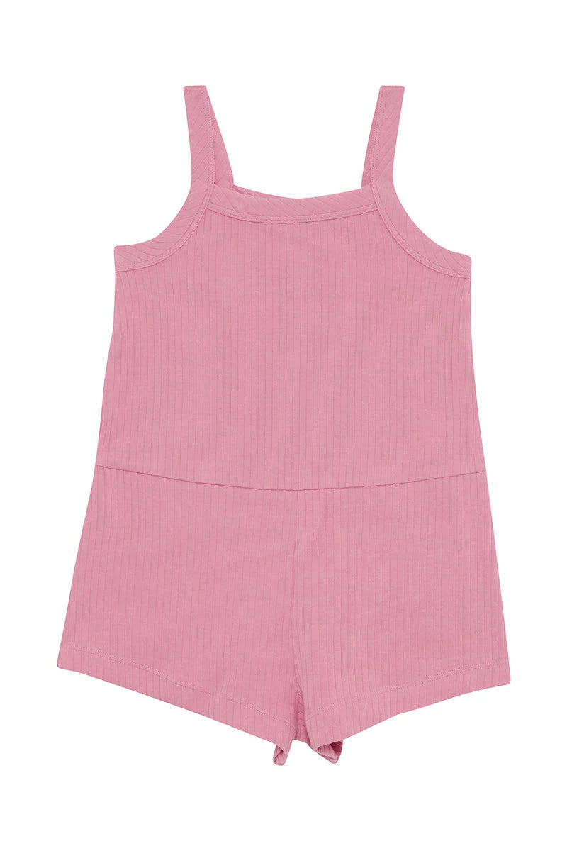 Bonds Kids Wide Rib Rompers - Strawberry Milkshake