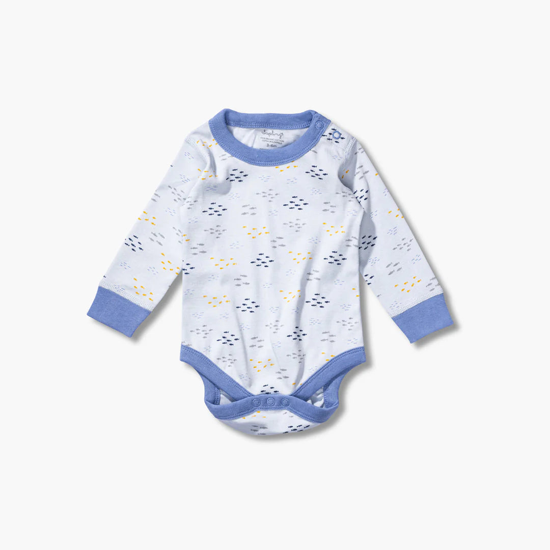 Sapling Child Organic Sardines Long Sleeve Bodysuit