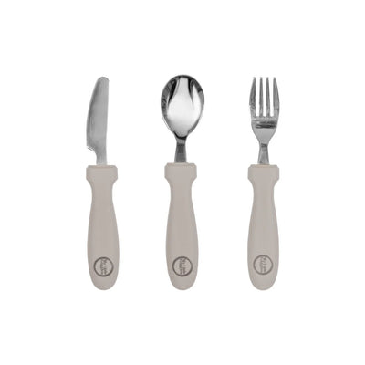 My Little Giggles My Little Cutlery Set - Light Grey