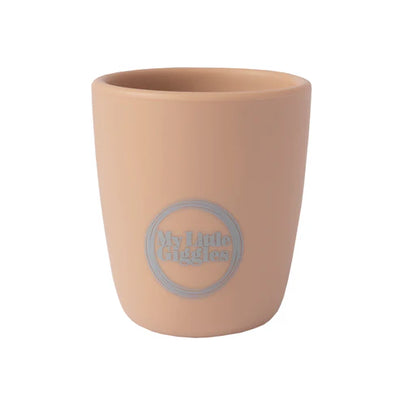 My Little Giggles Silicone Mini Drinking Cup - Apricot