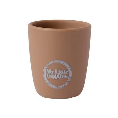 My Little Giggles Silicone Mini Drinking Cup - Clay