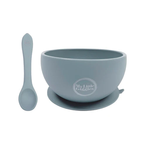 My Little Giggles Silicone Bowl & Spoon Set - Ether