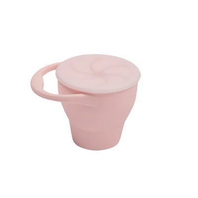 My Little Giggles Silicone Snack Cup - Blush Pink