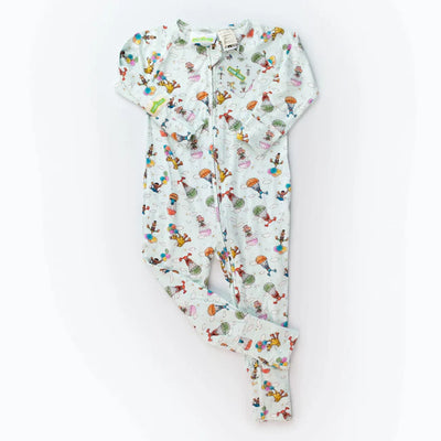 Monarch Bamboo Long Romper Bootysuit - Sesame Street Nostalgia