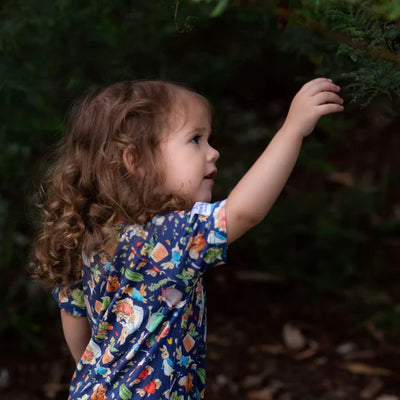 Monarch Bamboo Short Romper Bootysuit - Peter Rabbit Classic