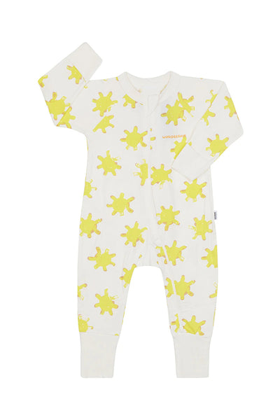 Bonds Organic Zip Wondersuit - Sunshine Time Cream