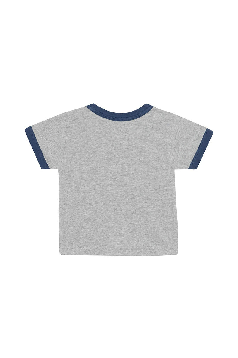 Bonds Roomies Ringer Tee - Mr. Guss New Grey Marle