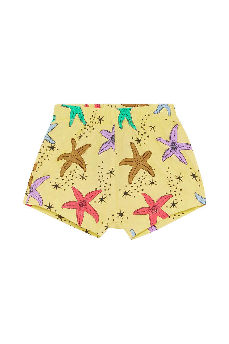 Bonds Roomies Short - Starry Sea Sway Yellow