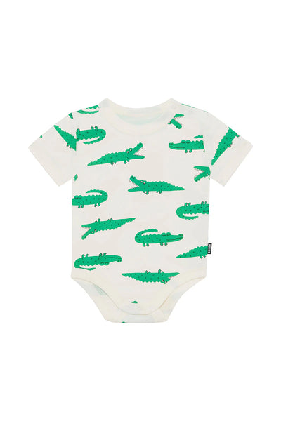 Bonds Roomies Short Sleeve Bodysuit - Crocodile Stomp